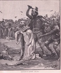 Martyrium von Alphege AD 1012